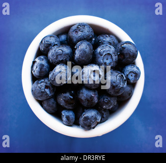 Blueberries in a bowl Stock Photo