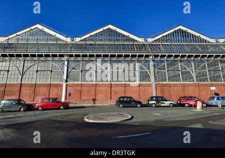 Taxi rank, London Waterloo station,Waterloo Rd, London SE1, United Kingdom Stock Photo