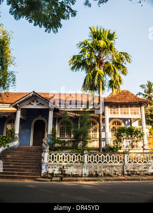 Portuguese house in Margao Stock Photo