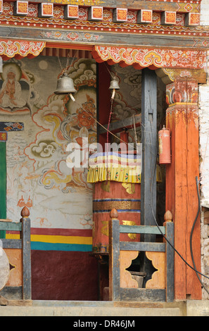 Ura Temple, Bumthang, Bhutan Stock Photo