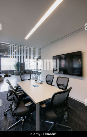 Empty meeting room in office Stock Photo
