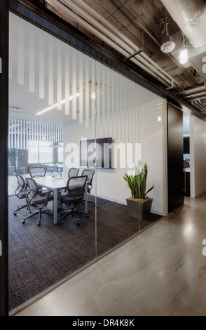 Empty meeting room in office Stock Photo