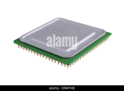 Processor on a white background Stock Photo