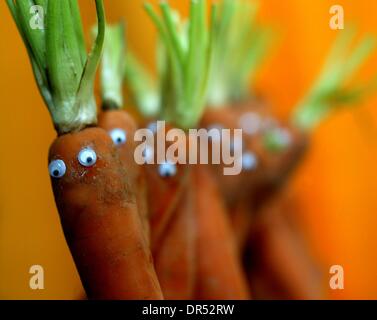 Animals created from fruit and vegetables Stock Photo