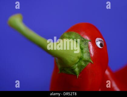 Animals created from fruit and vegetables Stock Photo