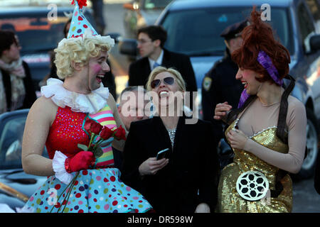 Feb 05, 2009 - Cambridge, Massachusetts, USA - Actress RENEE ZELLWEGGER enjoys a parade, roast, pudding pot and press conference, all held in her honor as she was named the 'Hasty Pudding Woman of the Year' by the Hasty Pudding Theatricals at Harvard University. (Credit Image: © Bethany Versoy/ZUMA Press) Stock Photo