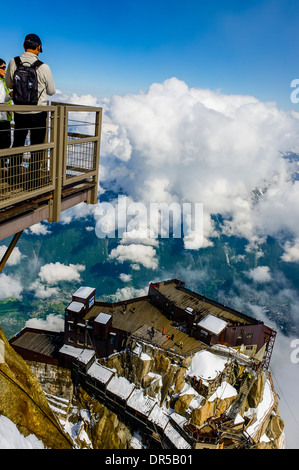 Overlook of the Mont Blanc (Monte Bianco,White Mountain), France Stock Photo