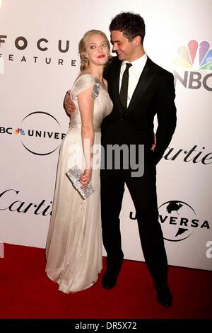 I13965CHW.66TH ANNUAL GOLDEN GLOBE AWARDS - OFFICIAL NBC UNIVERSAL AND FOCUS FEATURES AFTERPARTY.BEVERLY HILTON HOTEL, BEVERLY HILLS, CA  .01/11/09.AMANDA SEYFRIED AND DOMINIC COOPER .PHOTO: CLINTON H. WALLACE-PHOTOMUNDO-GLOBE PHOTOS INC.(Credit Image: © Clinton Wallace/Globe Photos/ZUMAPRESS.com) Stock Photo