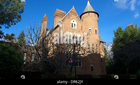 united kingdom central london w14 melbury road the tower house Stock Photo