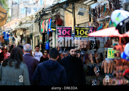 europe greece athens monastiraki a view of pandrossou street in the flea market Stock Photo