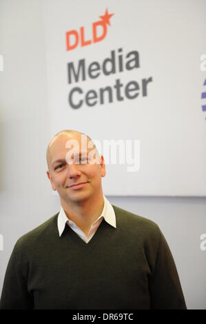 MUNICH/GERMANY - JANUARY 20: Portrait of Tony Fadell (Nest Labs) taken during the Digital Life Design (DLD) Conference at the HVB Forum on January 20, 2014 in Munich, Germany. DLD is a global network on innovation, digitization, science and culture which connects business, creative and social leaders, opinion-formers and influencers for crossover conversation and inspiration. (Photo: picture alliance / Jan Haas) Stock Photo