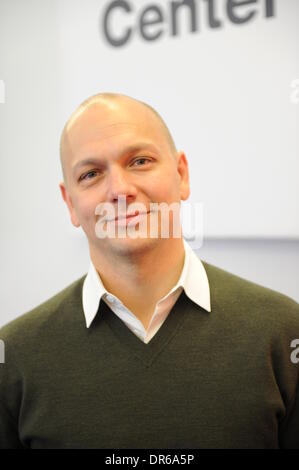 MUNICH/GERMANY - JANUARY 20: Portrait of Tony Fadell (Nest Labs) taken during the Digital Life Design (DLD) Conference at the HVB Forum on January 20, 2014 in Munich, Germany. DLD is a global network on innovation, digitization, science and culture which connects business, creative and social leaders, opinion-formers and influencers for crossover conversation and inspiration. (Photo: picture alliance / Jan Haas) Stock Photo