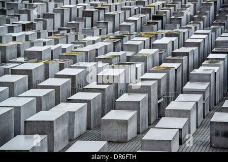 Holocaust Memorial in Berlin, Germany. Stock Photo