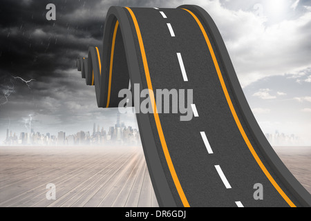 Bumpy road backdrop Stock Photo - Alamy