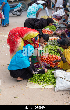 Colourful Indian Shop In Puttaparthi, Andhra Pradesh India Stock Photo ...