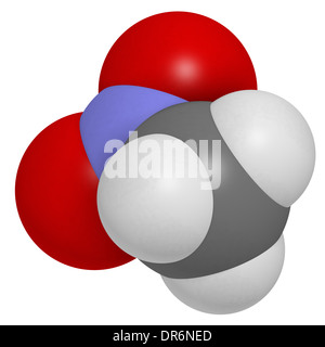 Nitromethane nitro fuel molecule. Used as fuel to power rockets, drag ...