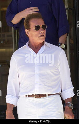 Arnold Schwarzenegger is seen after having lunch at Barneys New York  Los Angeles, California - 26.06.12 Stock Photo