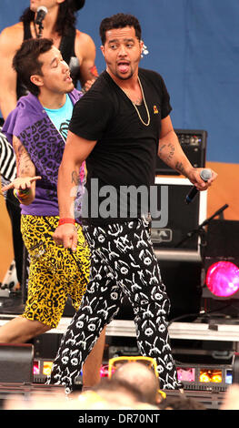 SkyBlu LMFAO performs live in Central Park as part of Good Morning America's Summer Concert Series New York City, USA - 29.06.12 Stock Photo
