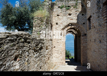 Caves of Catullus, Sirmione, Italy Stock Photo