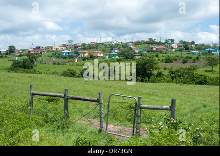 Traditional houses on the periphery of Alexandria, Eastern Cape, South Africa Stock Photo