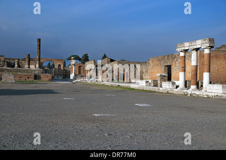Pompeii (Unesco World Heritage List, 1997), Campania, Italy, Roman civilization, 2nd century BC Stock Photo