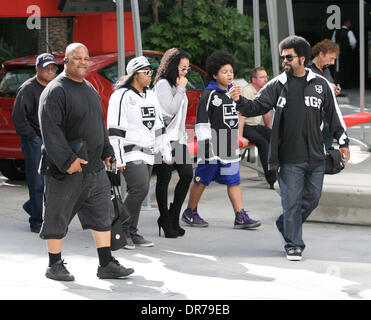 Ice Cube arriving at the Staples Center for game six LA Kings vs. New Jersey  Devils for the Stanley Cup Finals Los Angeles, California - 11.06.12 Stock  Photo - Alamy