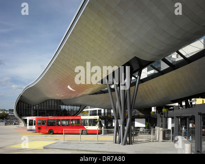 Bus station, Slough, Berkshire Stock Photo