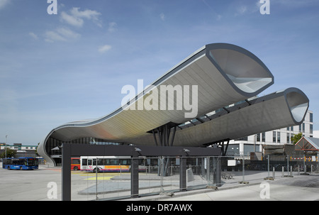 Bus station, Slough, Berkshire Stock Photo