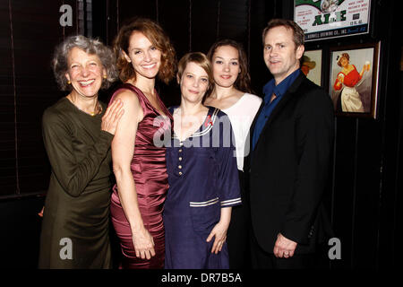 Beth Dixon, Amy Brenneman, Kellie Overbey, Virginia Kull and Lee Tergesen  The premiere after party for 'Rapture, Blister, Burn' held at Heartland Brewery New York City, USA – 12.06.12 Stock Photo