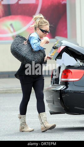 Rita Simons outside BBC Elstree Studios in Borehamwood Hertfordshire, England - 14.06.12 Stock Photo