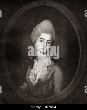 Jeanne Bécu, comtesse du Barry aka Madame du Barry, 1743 – 1793. Stock Photo
