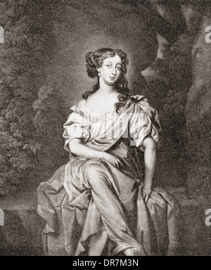 Eleanor 'Nell' Gwyn, 1650 – 1687. English actress and mistress of King Charles II of England. Stock Photo