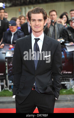 Andrew Garfield The Amazing Spider-Man Gala Premiere held at the    Odeon, Leicester Square - Arrivals. London, England - 18.06.12 Stock Photo