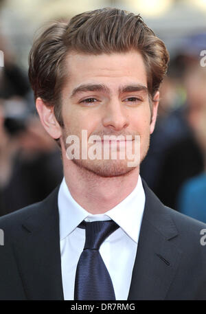 Andrew Garfield The Amazing Spider-Man Gala Premiere held at the    Odeon, Leicester Square - Arrivals. London, England - 18.06.12 Stock Photo