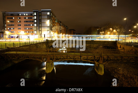 Sheffield Architecture at Night Stock Photo - Alamy