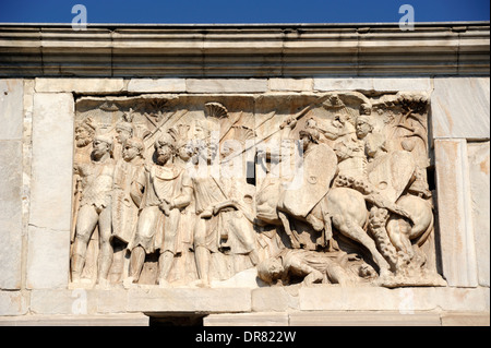 Italy, Rome, arch of Constantine, bas relief Stock Photo