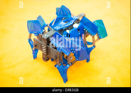 London, UK - 21 January 2014: a Vex Robotics Strandbeast by HexBug is on show at the Toy Fair 2014 at Kensington Olympia. Credit:  Piero Cruciatti/Alamy Live News Stock Photo