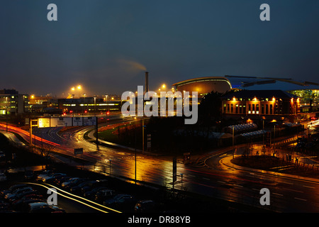 Dublin airport early in the morning Stock Photo