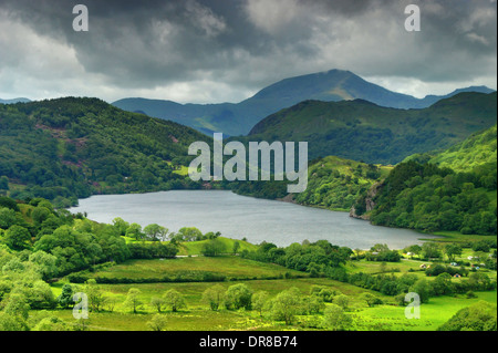 Llyn Gwynant in Snowdonia, North Wales Stock Photo
