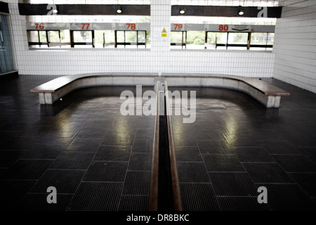 Preston Bus Station interior Stock Photo
