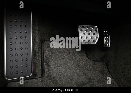 Brake and Accelerator Pedal of Car in Zoom View Stock Photo - Alamy