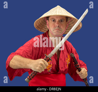 man with a sword Stock Photo