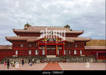 Shuri Castle Seiden, Naha, Okinawa Prefecture, Japan. Stock Photo