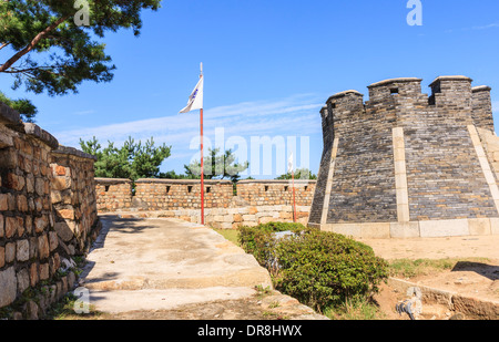 Seonodae, Suwon Hwaseong Fortress, South Korea Stock Photo