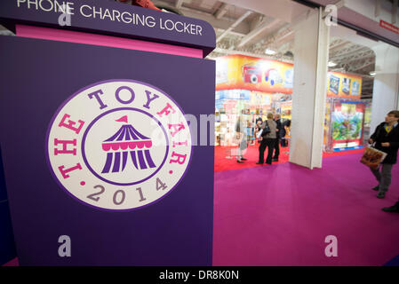 London, UK. 21st Jan, 2014. Toy Fair opens in the Grand Hall at Olympia. The Toy Fair will once again be showcasing thousands of brand new toys, games and hobbies to the UK's largest gathering of toy industry professionals. Credit: Malcolm Park editorial/Alamy Live News Stock Photo