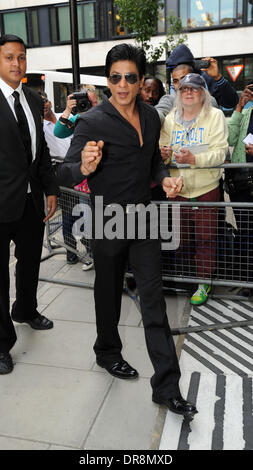 Shahrukh Khan Outside the BBC Radio 2 studios London, England - 20.06.12 Stock Photo