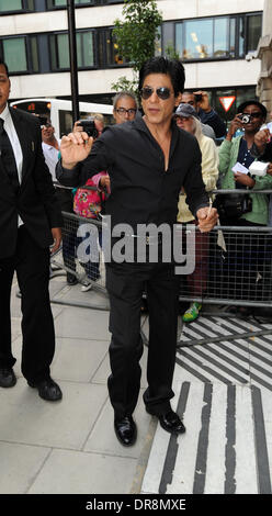 Shahrukh Khan Outside the BBC Radio 2 studios London, England - 20.06.12 Stock Photo