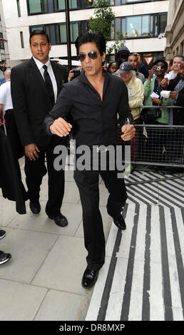 Shahrukh Khan Outside the BBC Radio 2 studios London, England - 20.06.12 Stock Photo