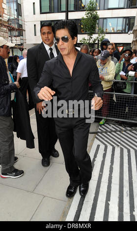 Shahrukh Khan Outside the BBC Radio 2 studios London, England - 20.06.12 Stock Photo