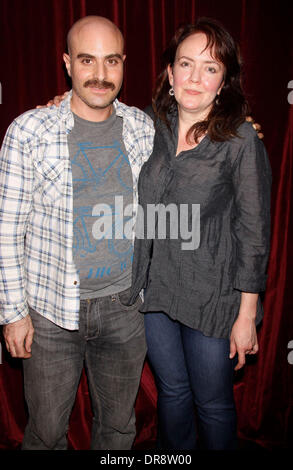 David Adjmi and Jackson Gay  attending the premiere afterparty for the '3C', held at the Dublin 6 Bar and Lounge New York City, USA – 21.06.12 Stock Photo